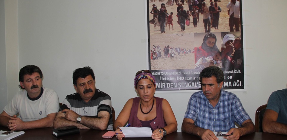 İzmir'den Şengal'e dayanışma sürecek
