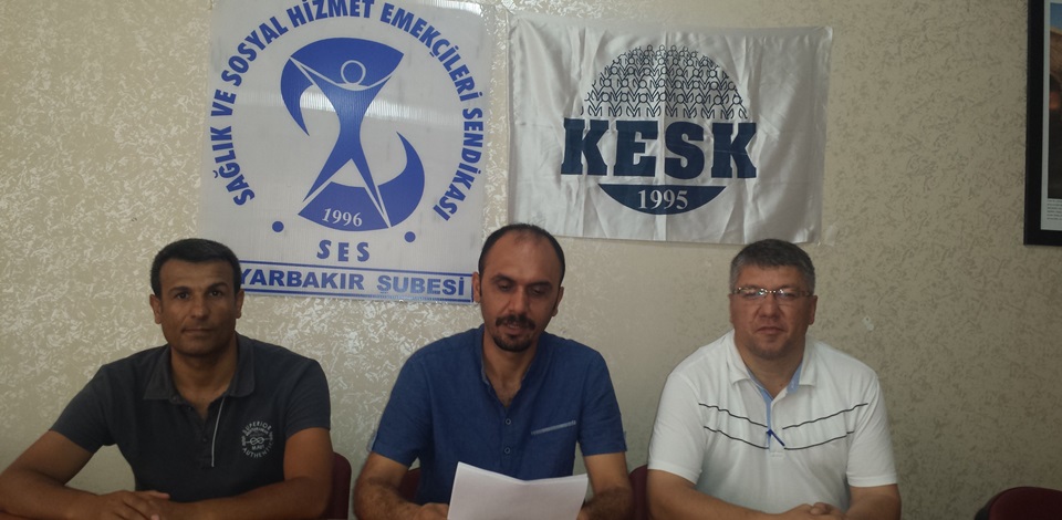 Diyarbakır KESK Şubeler Platformu'ndan Demirtaş'a destek çağrısı