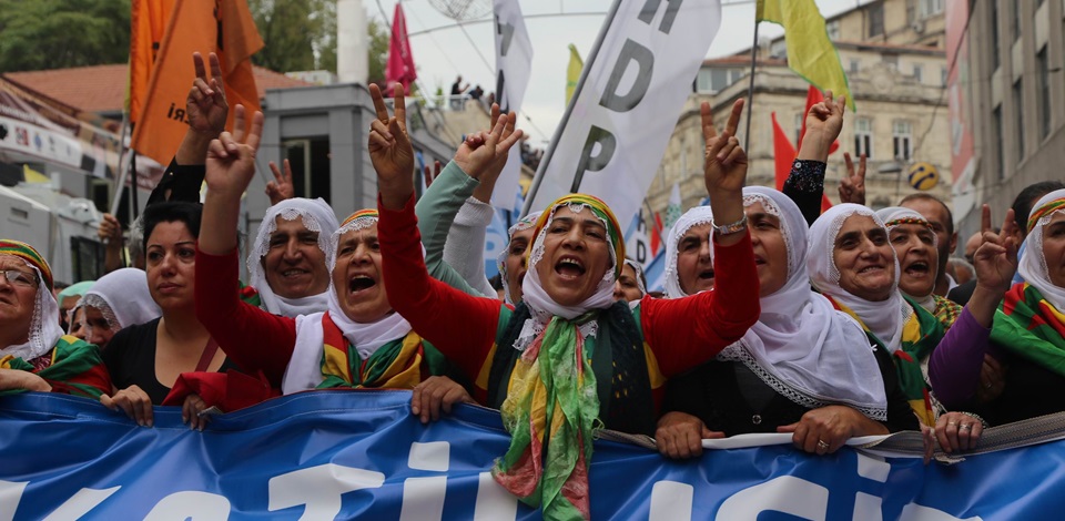 İstanbul'da Kobane ile dayanışma 