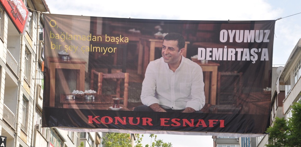 Konur esnafı: Oyumuz Demirtaş'a