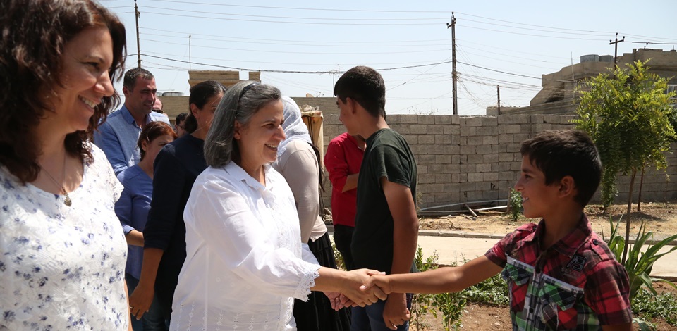 HDP heyeti Maxmur Kampı ve Ranya'yı ziyaret etti