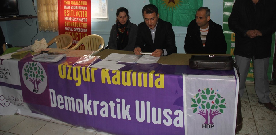 Mazıdağı'nda HDP Kongresi yapıldı