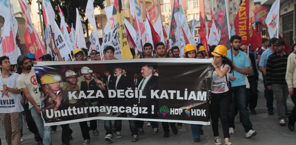 Mersin'de HDP'liler Soma için buluştu