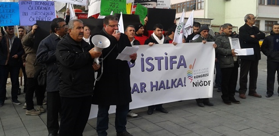 Niğde HDP'den Roboskî anması