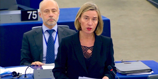 AB Yüksek Temsilcisi Mogherini: AİHM kararına uyulması Türkiye'nin sadece sorumluluğu değil çıkarına da 