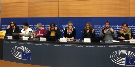 Heyetimizin Leyla Güven ve tecrit için Strazburg'da yaptığı görüşmeler