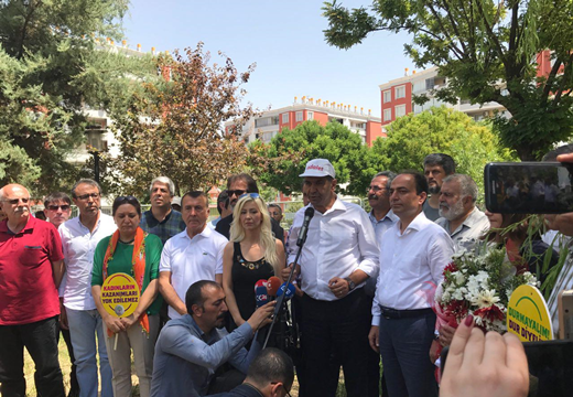 CHP Heyetinden Vicdan ve Adalet Nöbeti'ne ziyaret