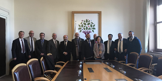 Avrupa Alevi Birlikleri Konfederasyonu'nun Meclis Grubumuzu ziyareti