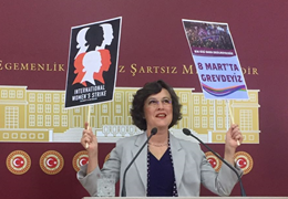 HDP'li kadın milletvekilleri 8 Mart'ta grevde