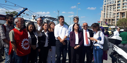 Milletvekillerimiz Metris Cezaevi önünde açıklama yaptı: İşçiler derhal serbest bırakılmalı