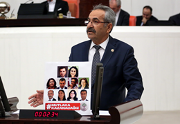 Behçet Yıldırım, Meclis kürsüsünde Baluken'in mesajını okudu