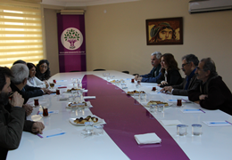 HDK'den partimize dayanışma ziyareti