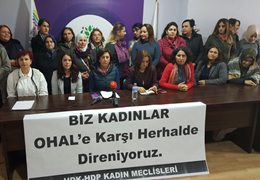 "Biz kadınlar OHAL'e karşı her HALde direniyoruz" kampanyası başladı