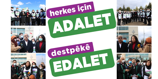 AYM önünde "Herkes İçin Adalet" nöbetindeydik