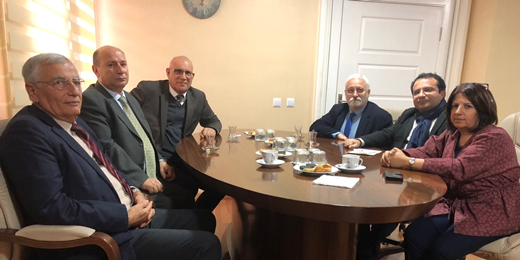 PSK heyetinden partimize ziyaret