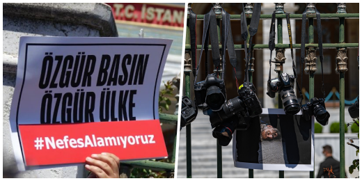 Özgür basın mücadelesinin yanındayız