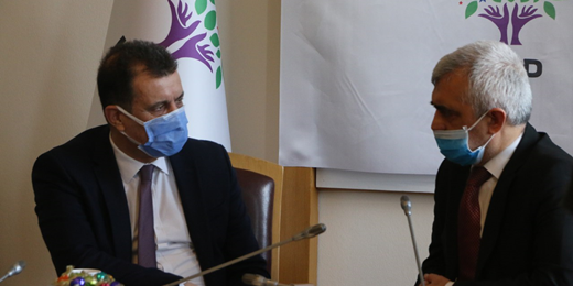 DEVA Partili Abdurrahim Aksoy'dan Gergerlioğlu'na ziyaret