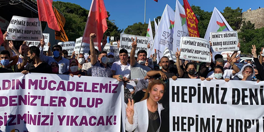 Binlerce kişi Deniz Poyraz'ın cenaze töreninde: Sana sözümüz olsun mücadele bayrağını yere düşürmeyeceğiz