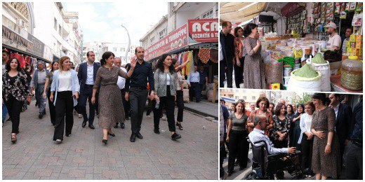 Buldan Cizre esnafını ziyaret etti: HDP'yi ve Kürtleri inkar edenler gidecek