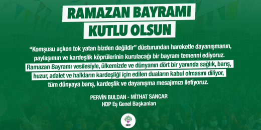 Ramazan Bayramı kutlu olsun