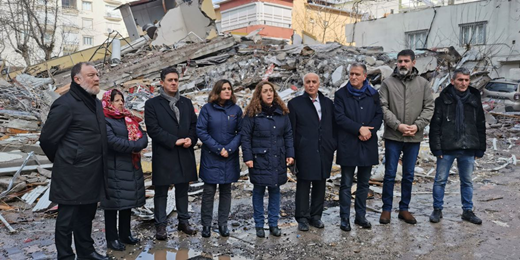 Aydeniz ve heyetimiz Pazarcık'ta: Bu devletin, iktidarın burada yaptığı bir şey yok