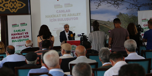 Sancar, Dersim'de "Canlar İçin Hakikat ve Adalet Buluşması"nda Alevilerle buluştu