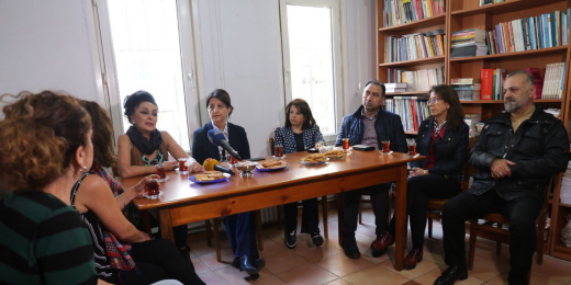 Buldan'dan Eren Keskin'e dayanışma ziyareti