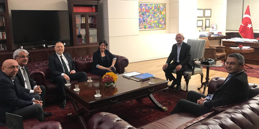 Eş Genel Başkanlarımızdan Kılıçdaroğlu'na geçmiş olsun ziyareti