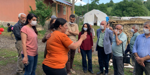 Heyetimiz depremin yaşandığı Bingöl'de incelemelerde bulundu