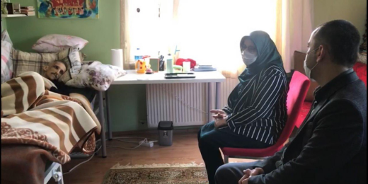 Ölüm orucundaki Grup Yorum üyesi İbrahim Gökçek'i ziyaret ettik