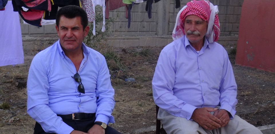 HDP Milletvekili Dora Şırnak'a gelen Ezidileri ziyaret etti