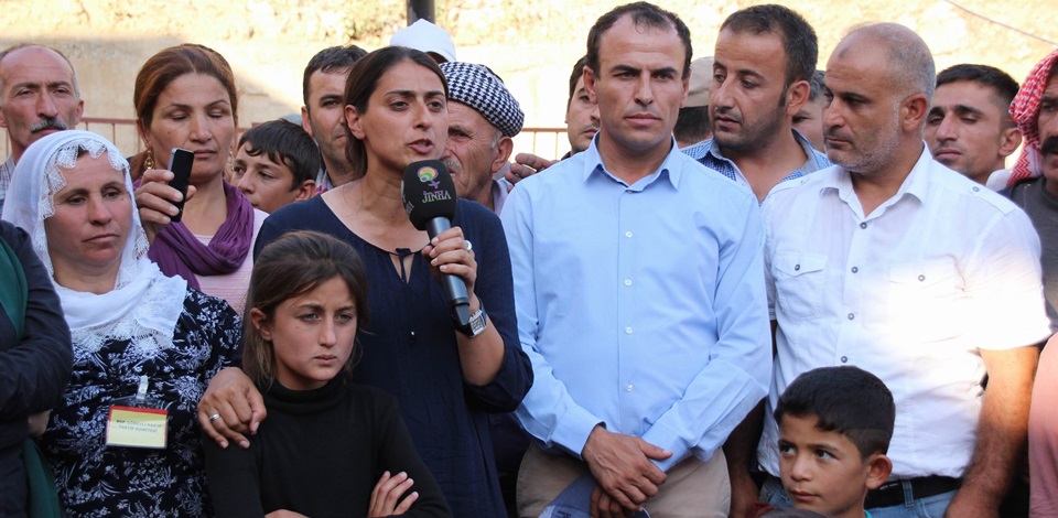 Sarıyıldız ve Uca Roboski'deki Ezidileri ziyaret etti