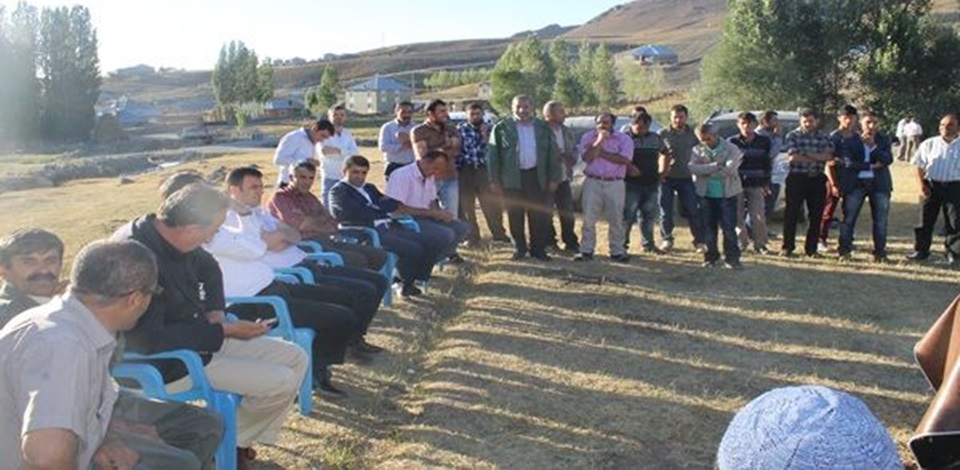 HDP'den IŞİD’e karşı kurulan çadıra destek ziyareti