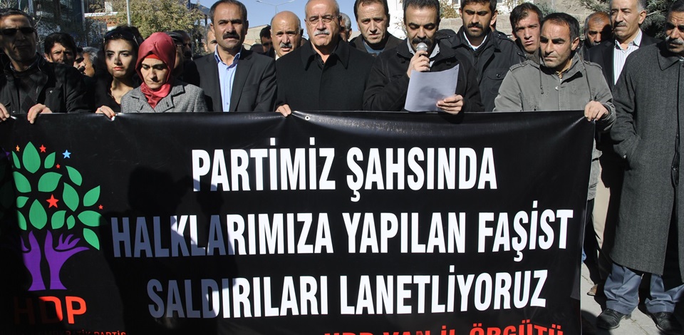 HDP Van İl Örgütü: AKP hükümeti ve Cumhurbaşkanı Erdoğan HDP'yi her fırsatta hedef gösteriyor