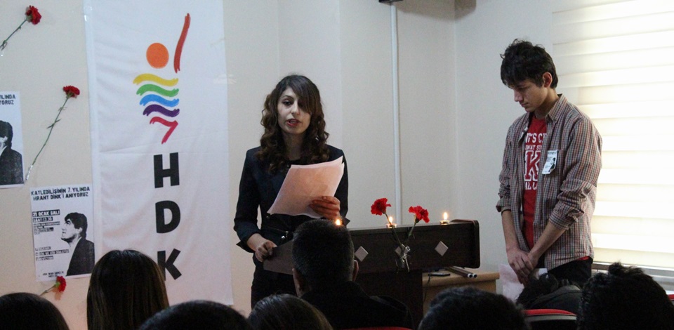 HDK Van Gençlik Meclisi Hrant'ı andı