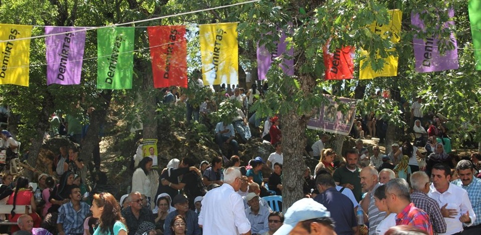 Yayladere'de Demirtaş'a destek için piknik düzenlendi