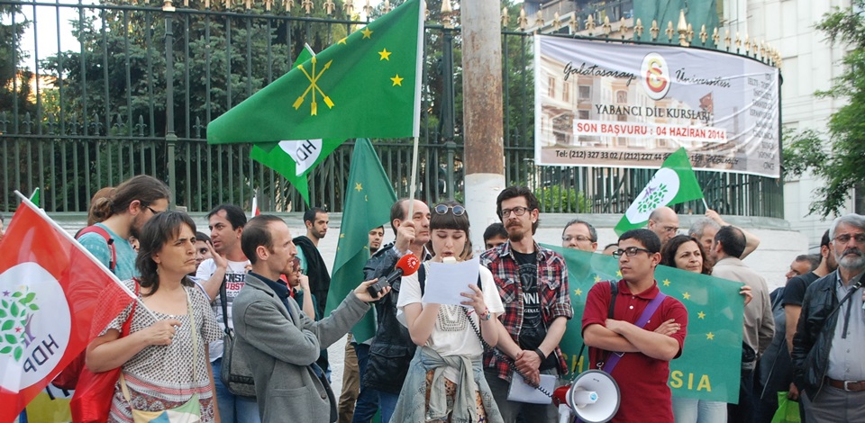 HDP ve HDK'li gençler Çerkes Soykırımı'nı andı